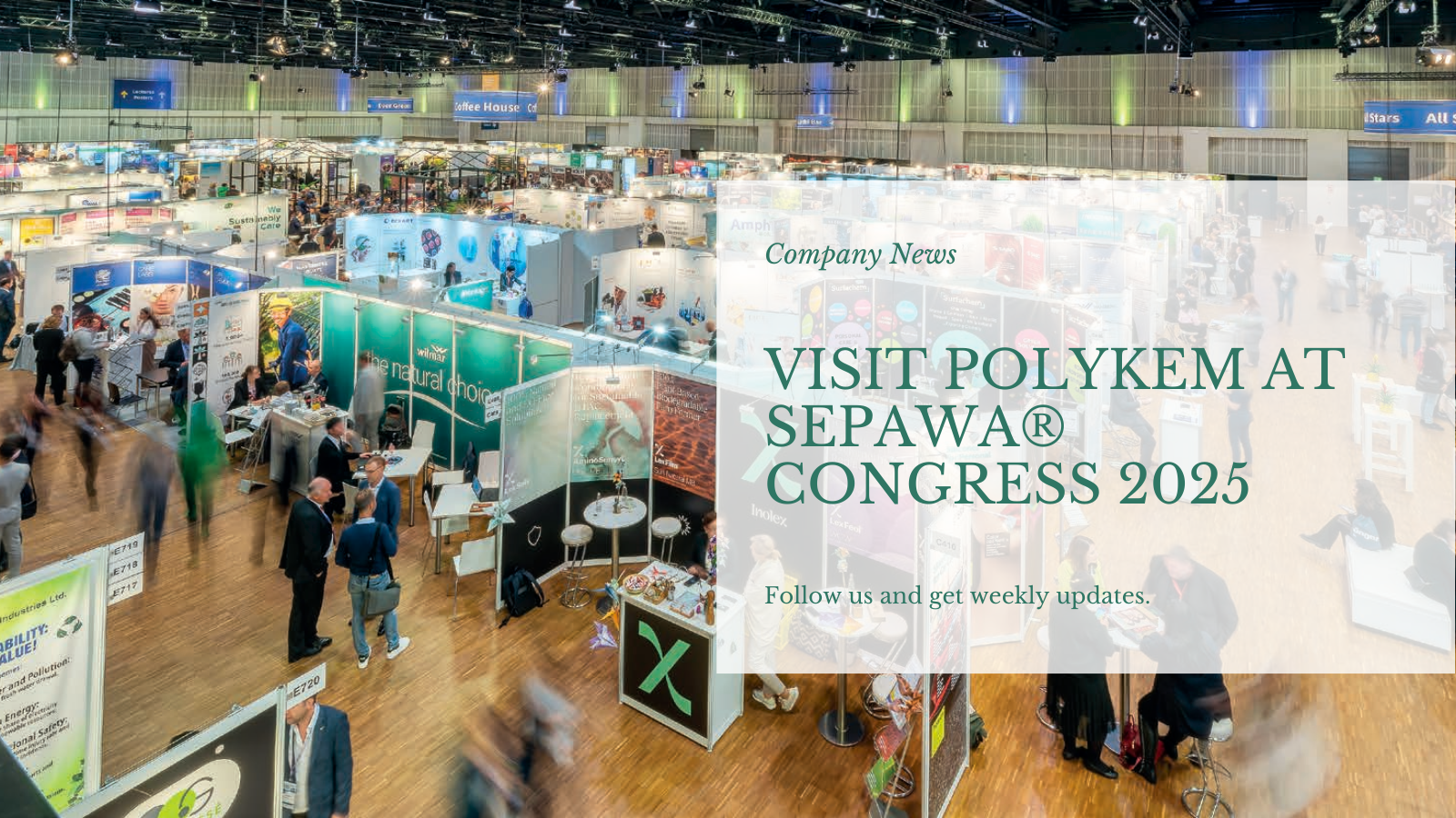Besøg Polykem Booth på Sepawa® Congress 2025 i Berlin!