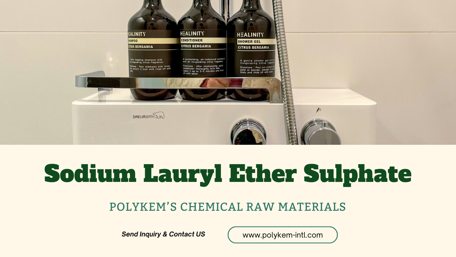 Din betroede partner for overfladeaktive stoffer: Polykem' Sodium Lauryl Ether Sulphate (SLES)