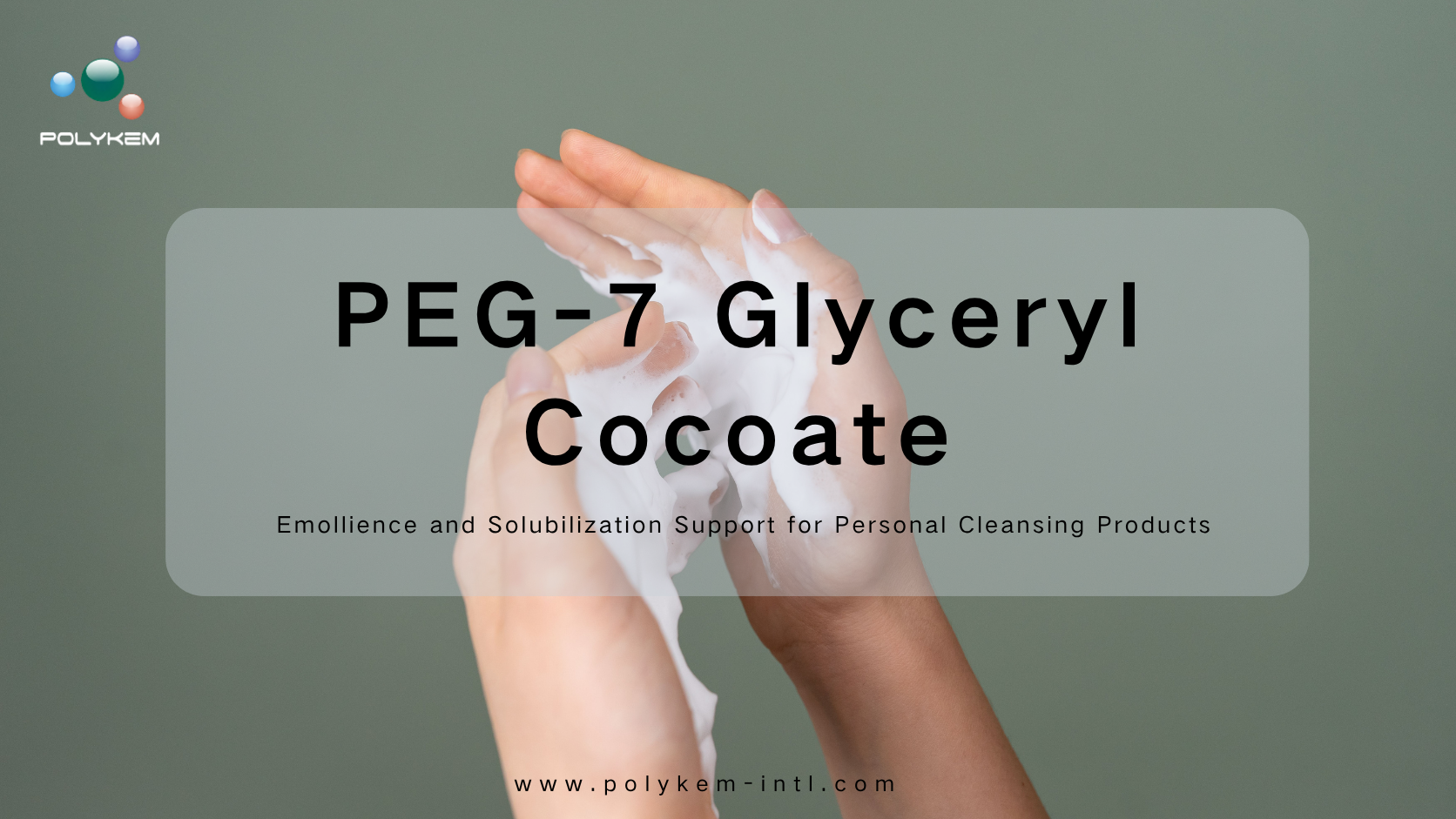 PEG-7 Glyceryl Cocoate til kropsvask og makeupfjernere