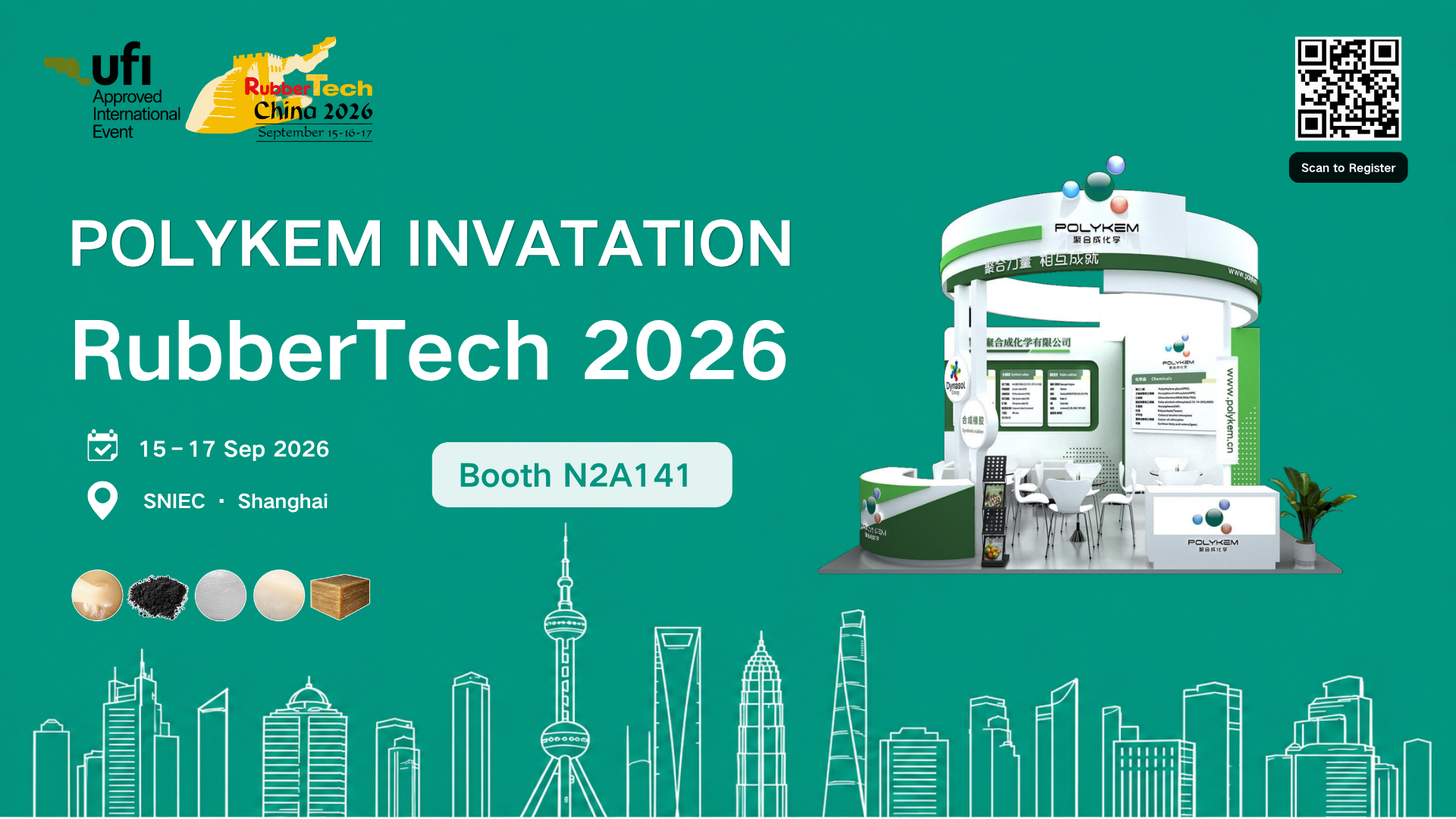 Mød Polykem til RubberTech China 2026 i Shanghai